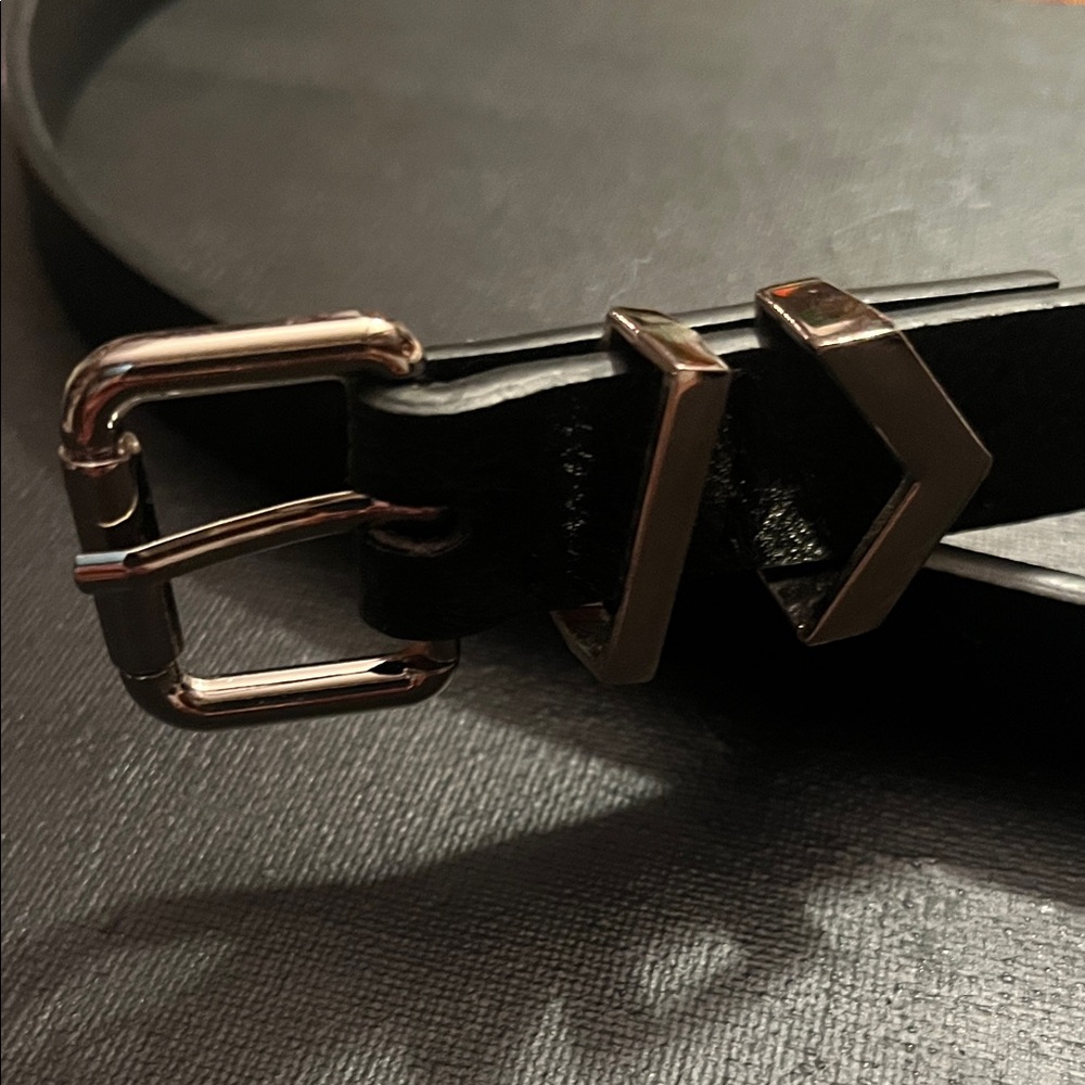 Vince Camuto Black Leather Accessory